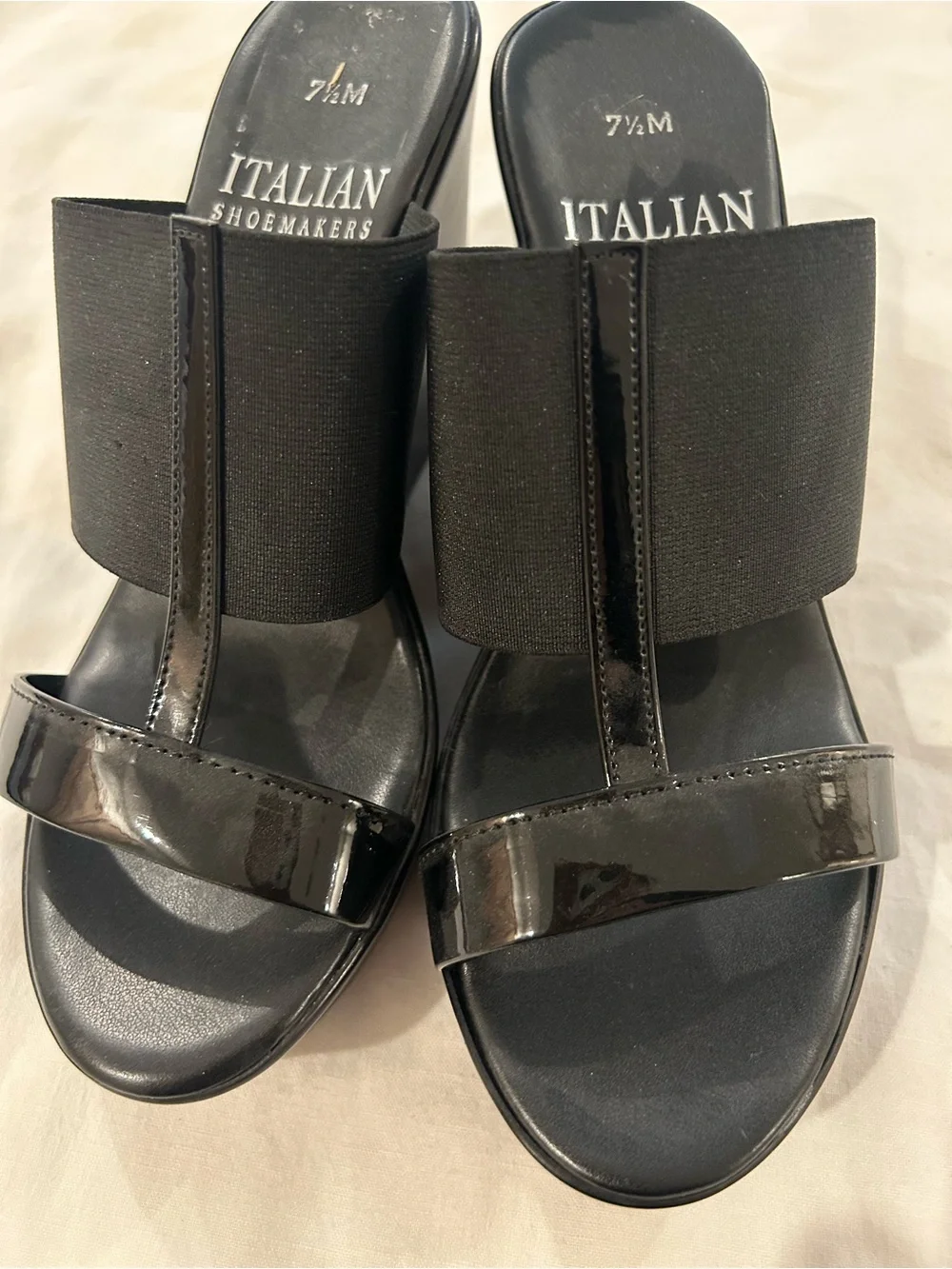 NEW Black Italian Platform Sandal